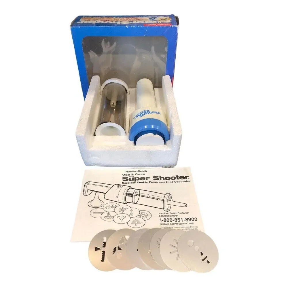 Hamiliton Beach The Super Shooter 8000 Cookie Press‎ Food Decorator